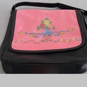 embroidered handbag set women pu leather maqam sho